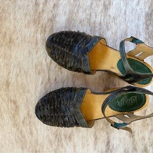 Latigo Dark Brown Leather Sandals 9